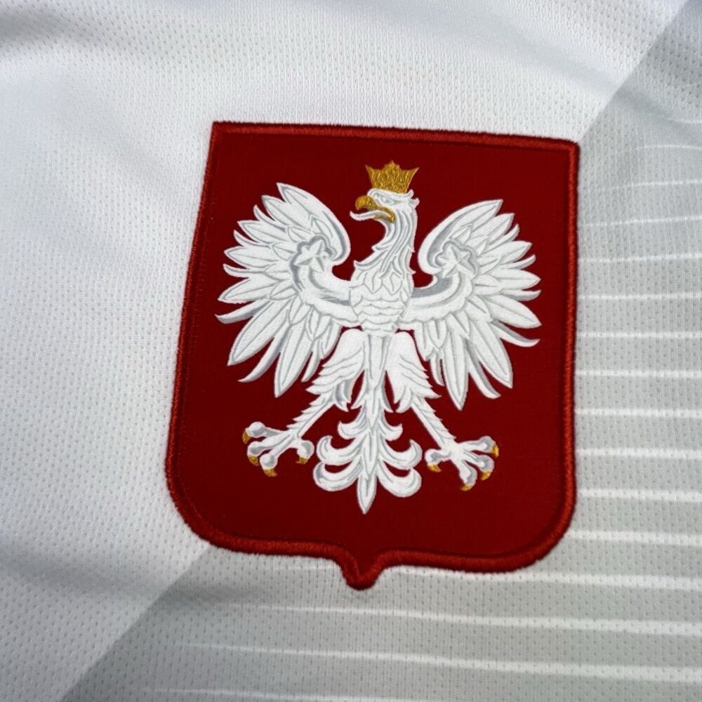 Nike Poland National Team Home Jersey XL White 2018 2019 Kit Shirt Futbol Soccer - Picture 2 of 13